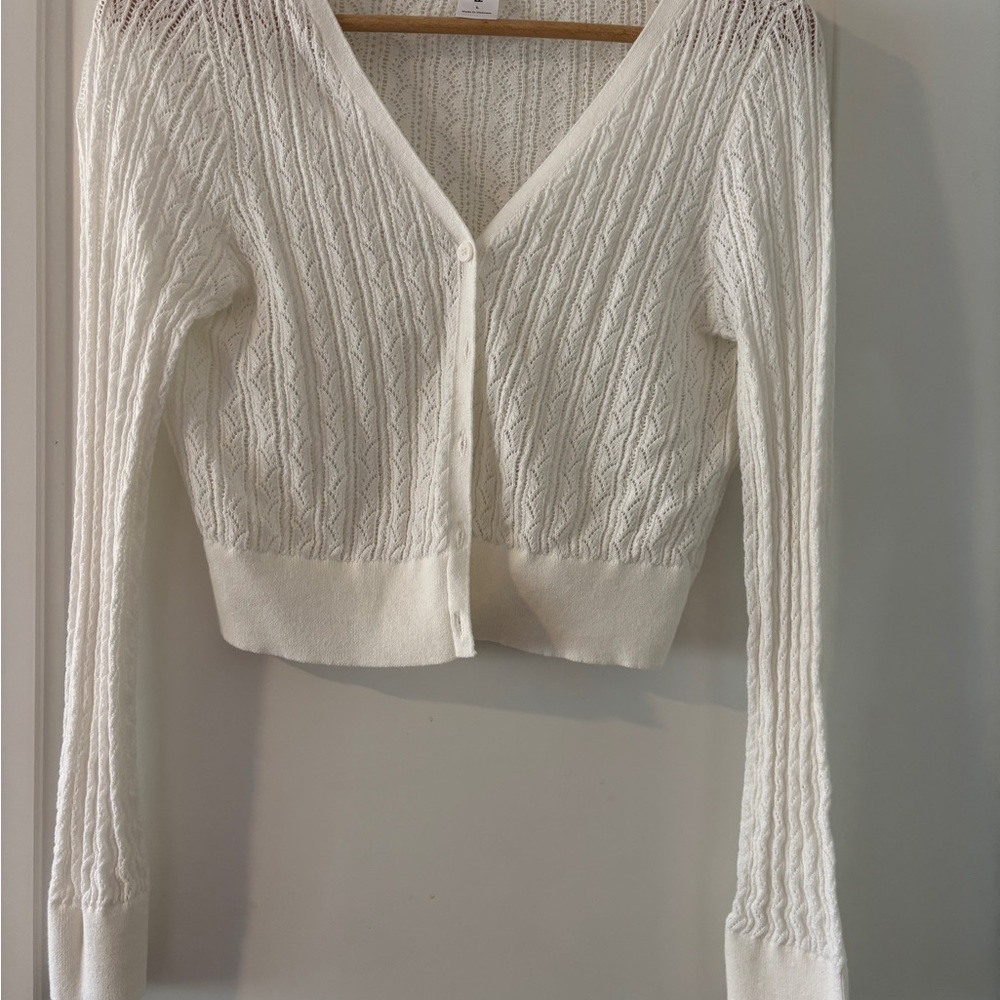 NWOT Cute Cream Women's cropped cardigan Nordstrom Rack